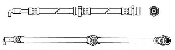 FERODO FHY2816 Гальмівний шланг