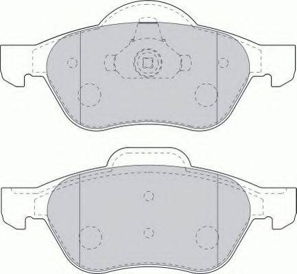 FERODO FSL1440 Комплект гальмівних колодок, дискове гальмо