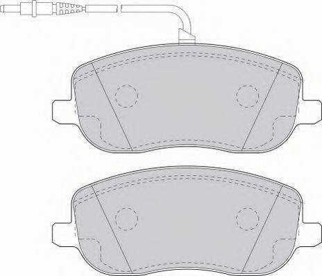 FERODO FSL1556 Комплект гальмівних колодок, дискове гальмо