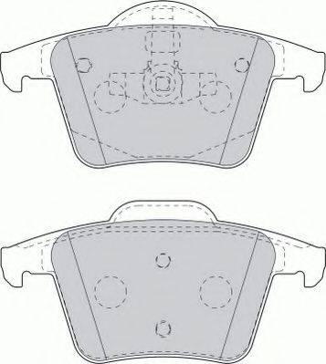 FERODO FSL1632 Комплект гальмівних колодок, дискове гальмо