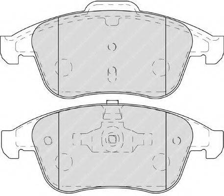 FERODO FSL4249 Комплект гальмівних колодок, дискове гальмо