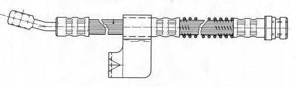 FERODO FHY3144 Гальмівний шланг