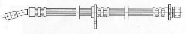 FERODO FHY3160 Гальмівний шланг