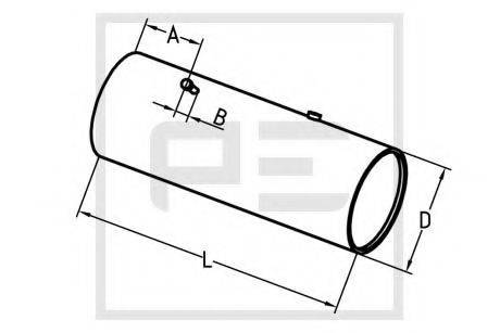 PE AUTOMOTIVE 01900500A Паливний бак