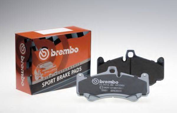 BREMBO 07B31401 Комплект високоефективних гальмівних колодок