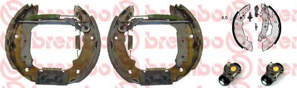 BREMBO K61025 Комплект гальмівних колодок