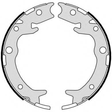 BREMBO S28516 Комплект гальмівних колодок, стоянкова гальмівна система