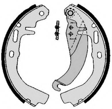 BREMBO S59507 Комплект гальмівних колодок