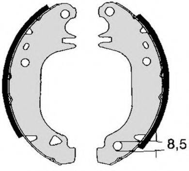 BREMBO S61535 Комплект гальмівних колодок