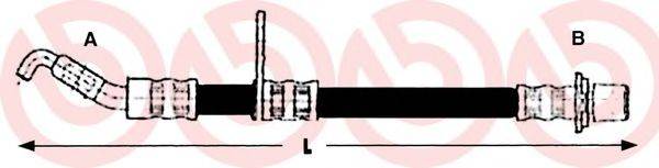 BREMBO T16011 Гальмівний шланг