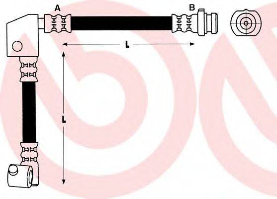 BREMBO T56040 Гальмівний шланг