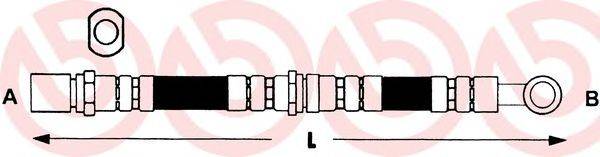 BREMBO T78005 Гальмівний шланг