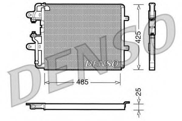 DENSO DCN09030 Конденсатор, кондиціонер