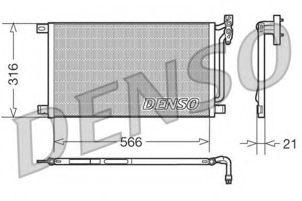 DENSO DCN05003 Конденсатор, кондиціонер