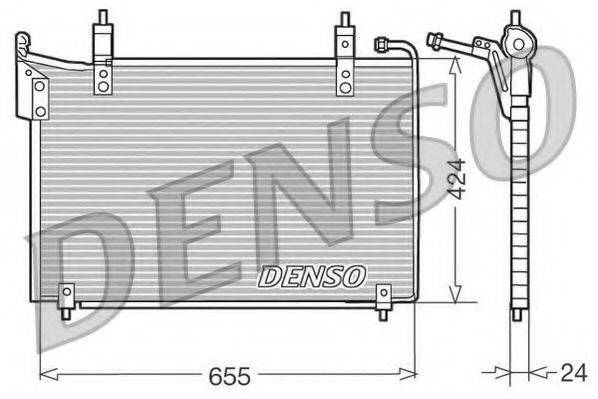 DENSO DCN11005 Конденсатор, кондиціонер