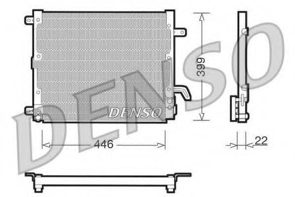 DENSO DCN13002 Конденсатор, кондиціонер