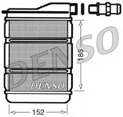 DENSO DRR23011 Теплообмінник, опалення салону