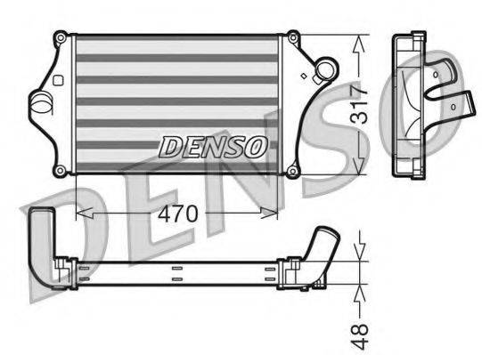 DENSO DIT45001 Інтеркулер