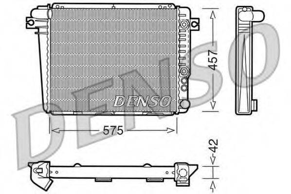 DENSO DRM05051 Радіатор, охолодження двигуна