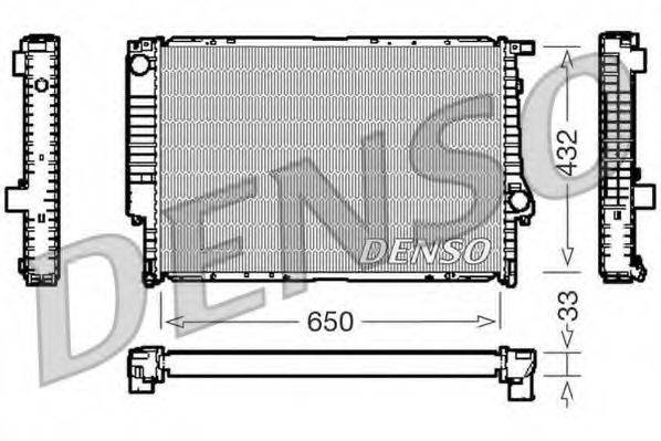 DENSO DRM05066 Радіатор, охолодження двигуна