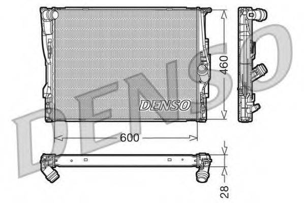 DENSO DRM05110 Радіатор, охолодження двигуна