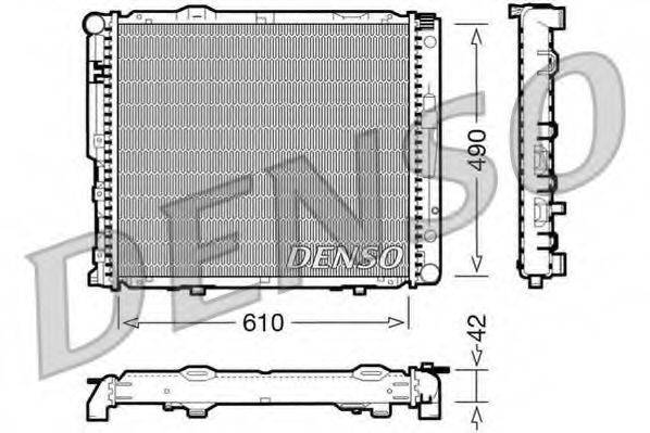 DENSO DRM17033 Радіатор, охолодження двигуна