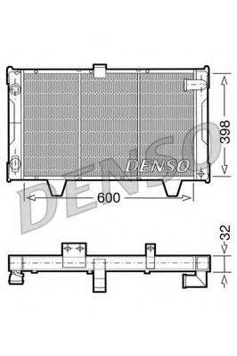 DENSO DRM21061 Радіатор, охолодження двигуна