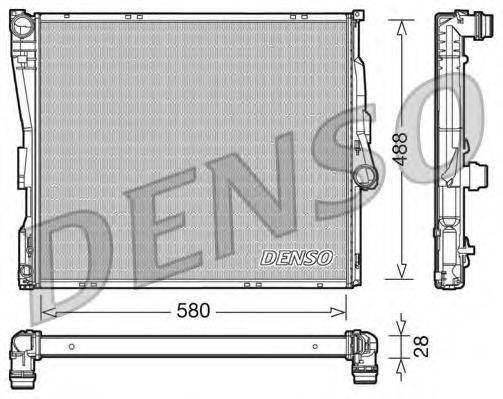 DENSO DRM05090 Радіатор, охолодження двигуна