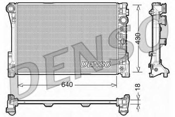 DENSO DRM17005 Радіатор, охолодження двигуна