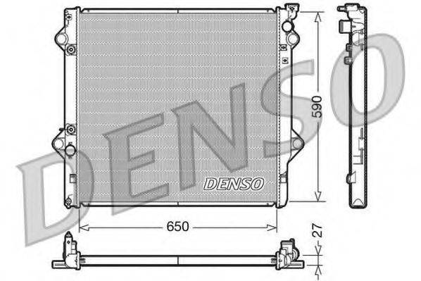 DENSO DRM50047 Радіатор, охолодження двигуна