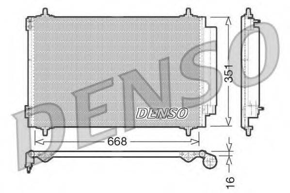 DENSO DCN21017 Конденсатор, кондиціонер