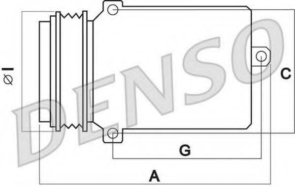 DENSO DCP02048 Компресор, кондиціонер