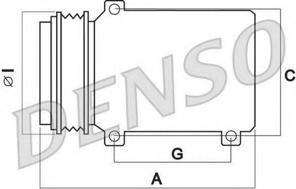 DENSO DCP02052 Компресор, кондиціонер