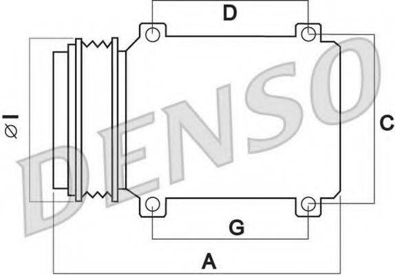 DENSO DCP05006 Компресор, кондиціонер