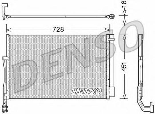 DENSO DCN02007 Конденсатор, кондиціонер