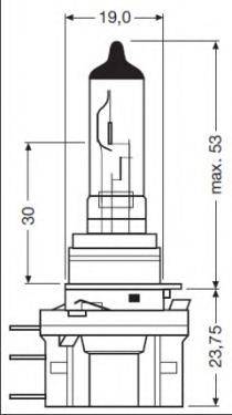 OSRAM 64176 Лампа розжарювання, фара далекого світла; Лампа розжарювання, основна фара; Лампа розжарювання, вогні стоянки / габаритні ліхтарі; Лампа розжарювання, основна фара; Лампа розжарювання, фара далекого світла; Лампа розжарювання, вогні стоянки / габаритні ліхтарі; Лампа розжарювання; фара денного освітлення; Лампа розжарювання, фара денного освітлення