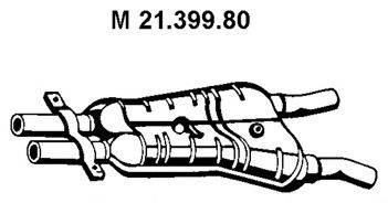 EBERSPACHER 2139980 Середній глушник вихлопних газів