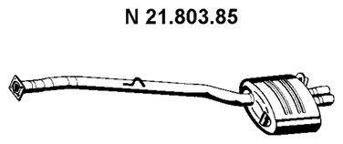 EBERSPACHER 2180385 Глушник вихлопних газів кінцевий