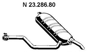 EBERSPACHER 2328680 Глушник вихлопних газів кінцевий