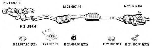 EBERSPACHER 212148 Система випуску ОГ