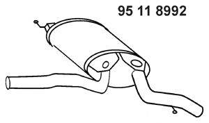 EBERSPACHER 95118992 Глушник вихлопних газів кінцевий