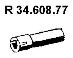 EBERSPACHER 3460877 Труба вихлопного газу