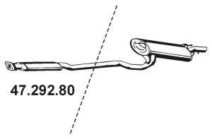 EBERSPACHER 4729280 Середній глушник вихлопних газів