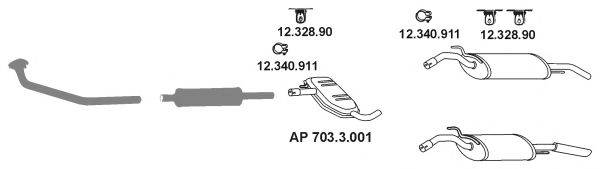 EBERSPACHER AP2426 Система випуску ОГ