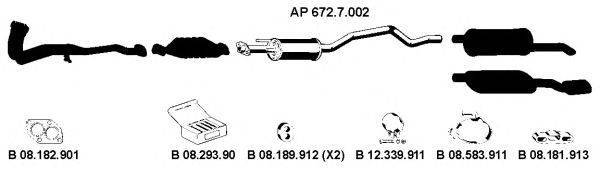 EBERSPACHER AP2196 Система випуску ОГ