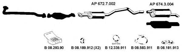 EBERSPACHER AP2238 Система випуску ОГ