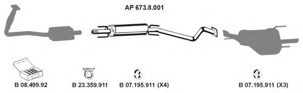 EBERSPACHER AP2306 Система випуску ОГ