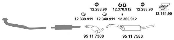 EBERSPACHER 12633 Система випуску ОГ