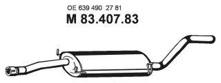 EBERSPACHER 8340783 Середній глушник вихлопних газів