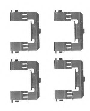 MINTEX MBA1715 Комплектуючі, колодки дискового гальма